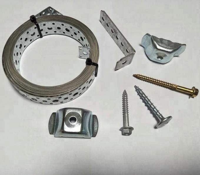 Galvanized Punched Strapping Roll &ndash; Metal Strap Tie for Wood Frame Bracing, Building Connectors &amp; Construction Hardware 2