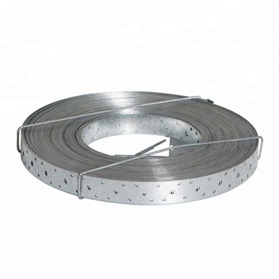 গুণ  Galvanized Punched Strapping Roll – Metal Strap Tie for Wood Frame Bracing, Building Connectors & Construction Hardware কারখানা