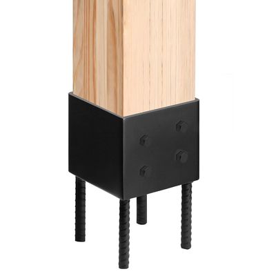 4x4 পোস্ট বেস হোল্ডার গ্রাউন্ড স্পাইক কংক্রিট ডেক জন্য ব্যবহার